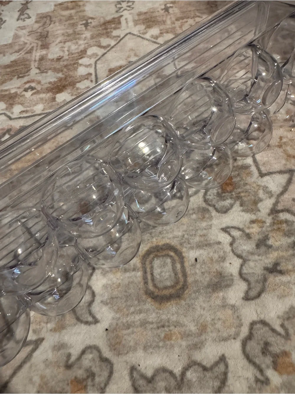 Clear Plastic Egg Storage Tray - Home Storage & Organization